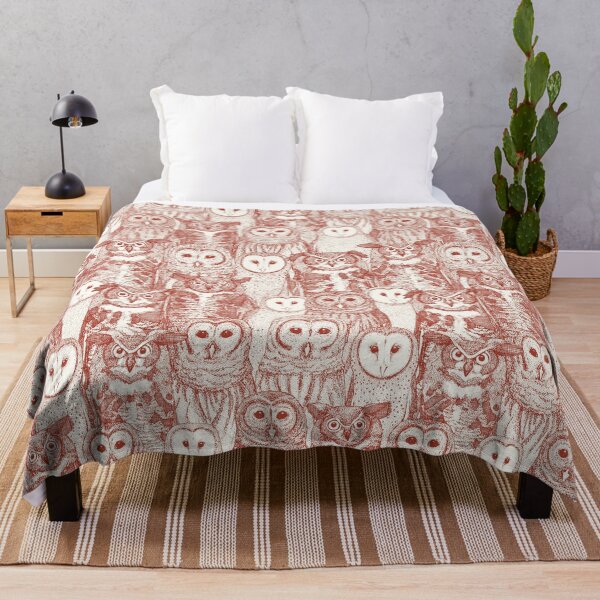 Item preview, owls NC paprika designed and sold by scrummy.