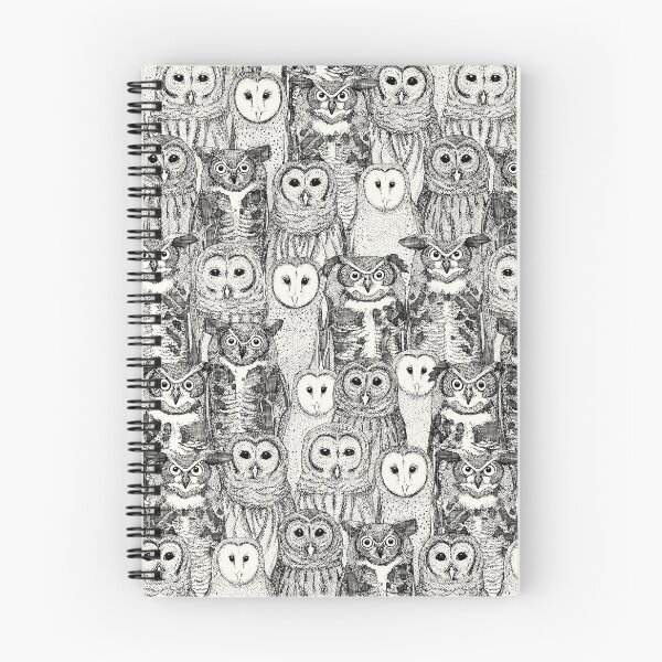 Item preview, owls NC black designed and sold by scrummy.