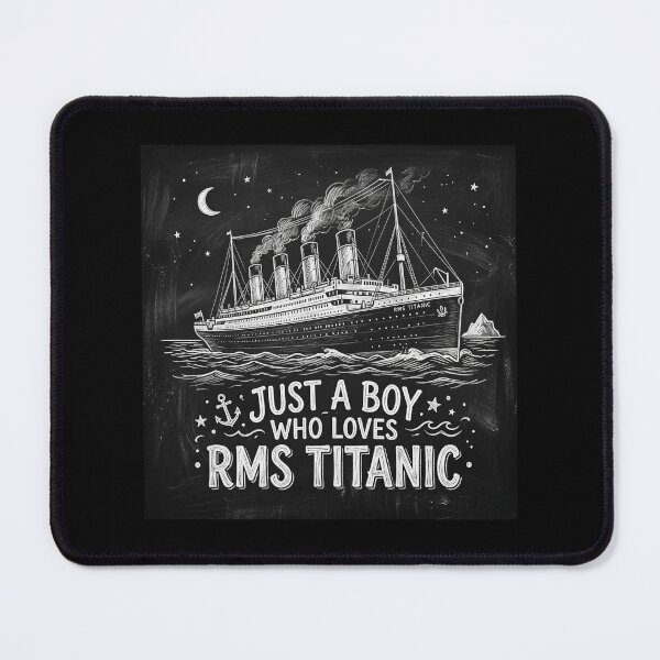 Item preview, Just a Boy who loves RMS Titanic designed and sold by NewRedLady.