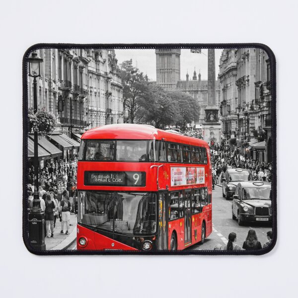 Item preview, iconic London Red bus designed and sold by hiperdinotees.
