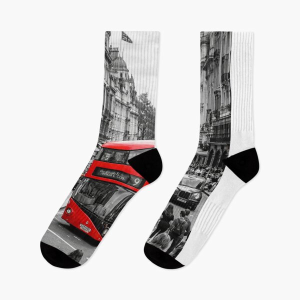 Item preview, iconic London Red bus  designed and sold by hiperdinotees.