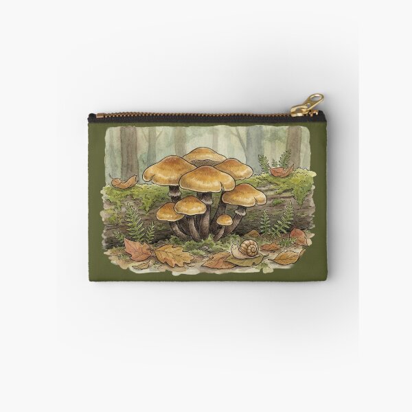 Item preview, The Velvet Shank Snail - Whimsical Woodland Folklore Illustration designed and sold by Englandbear.