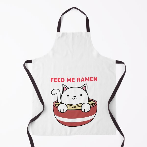 Item preview, Funny Ramen Cat – Cute Kawaii Cat Eating Ramen Noodles designed and sold by foxcart.