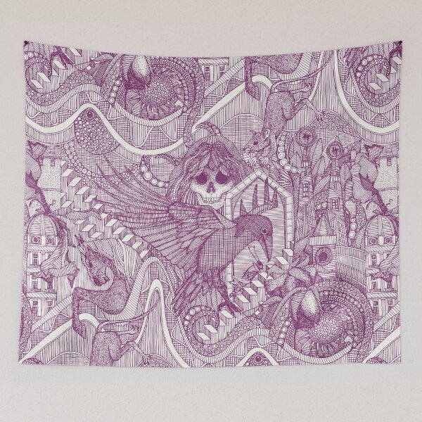 Item preview, phantasmagoria purple designed and sold by scrummy.