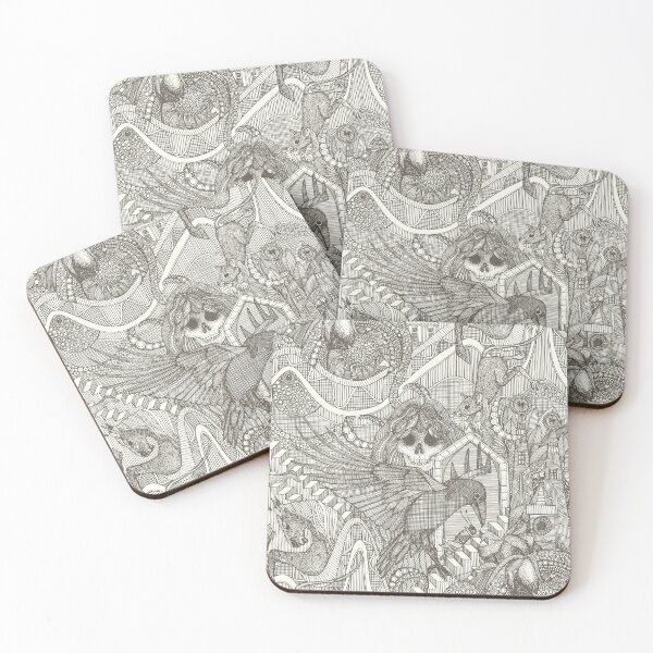 Item preview, phantasmagoria charcoal brown designed and sold by scrummy.