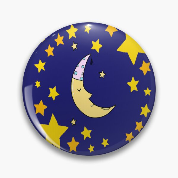 Item preview, Sleepy Moon & Stars Kids Logo designed and sold by StorySeller85.