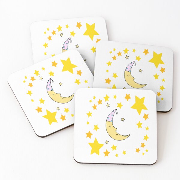 Item preview, Sleepy Moon & Stars Kids Logo designed and sold by StorySeller85.