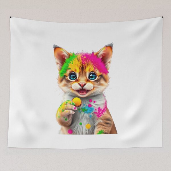 Item preview, Holi Cat with Turban  designed and sold by Teewave-Ashish.