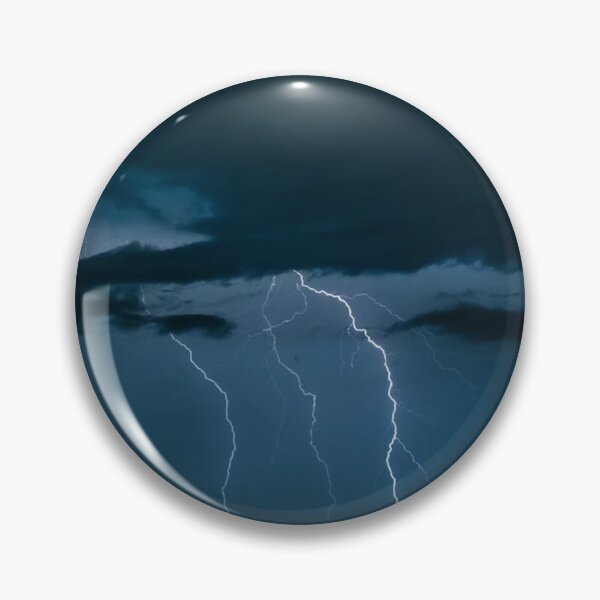 Item preview, Cloudy Night Sky Lightning Photographic Print designed and sold by Mother-Nature65.