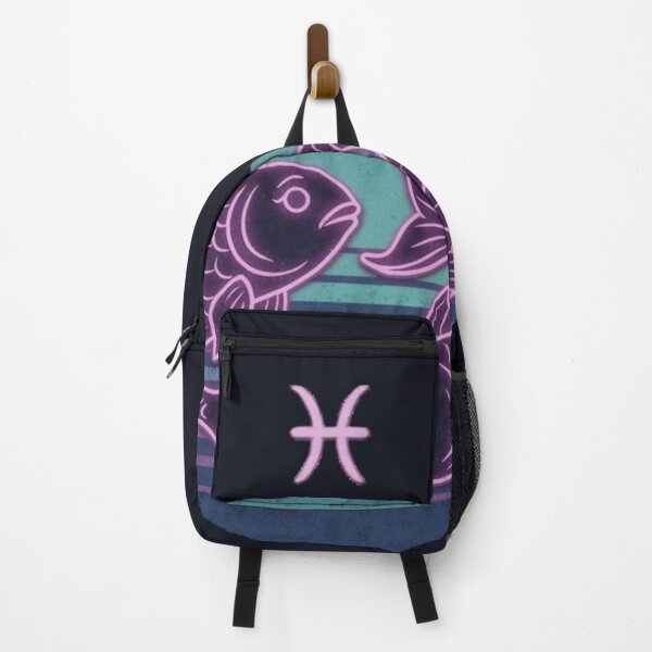 Item preview, Pisces Neon Retro Zodiac Sign designed and sold by DPSz.
