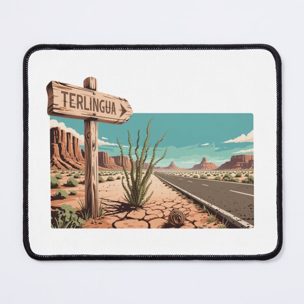 Item preview, Terlingua Texas Road Sign: West Texas Desert Highway designed and sold by CircinusStore.