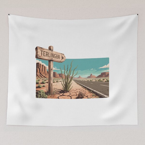 Item preview, Terlingua Texas Road Sign: West Texas Desert Highway designed and sold by CircinusStore.