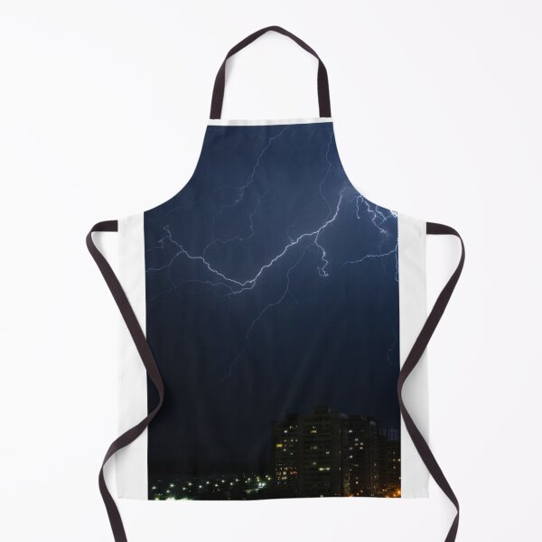 Item preview, Fork Lightning Night Sky Photographic Print designed and sold by Mother-Nature65.