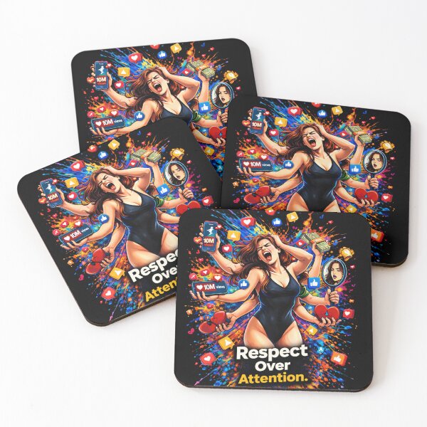 Item preview, Respect Over Attention – Social Media Reality Art designed and sold by PlynGraphics.