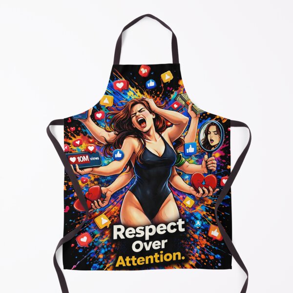Item preview, Respect Over Attention – Social Media Reality Art designed and sold by PlynGraphics.