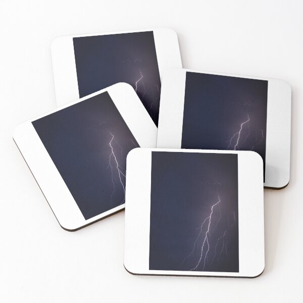 Item preview, Lightning Strike Purple Sky Photographic Print designed and sold by Mother-Nature65.