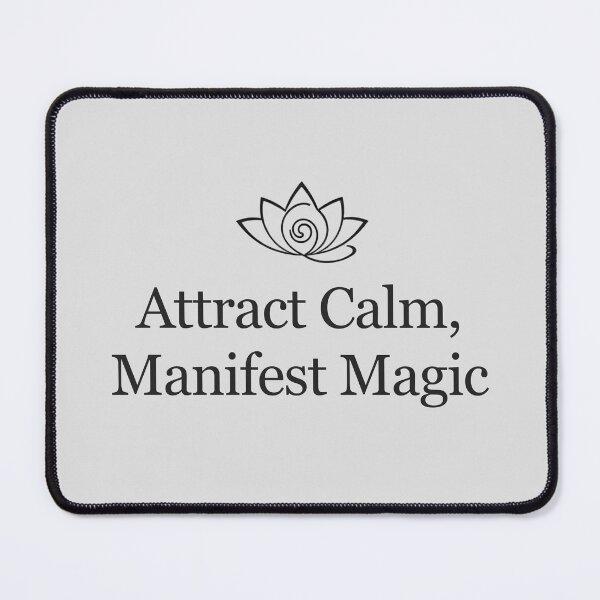 Item preview, Manifest Magic Sticker | Law of Attraction | Minimal Aesthetic Typography designed and sold by CosmicQuietLab.