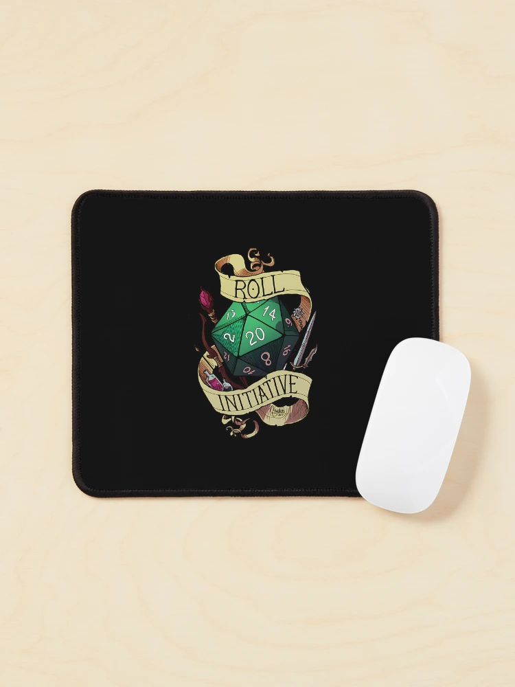 Thumbnail 1 of 5, Mouse Pad, Roll Initiative designed and sold by KBdesigns10.