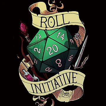 Artwork thumbnail, Roll Initiative by KBdesigns10