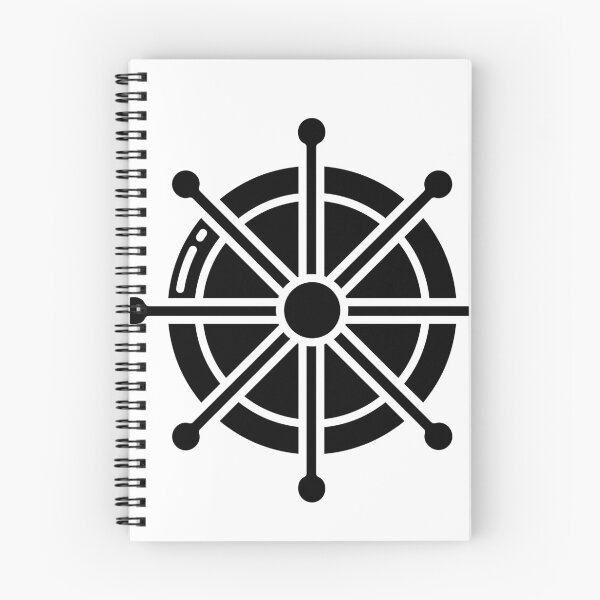 Item preview, Minimalist Vintage Ship Wheel Nautical Art designed and sold by DraftDose.