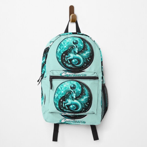 Item preview, Capricorn -Zodiac starsign, inside an yin-yang , Dec 22–Jan 19 designed and sold by FireOrchid.