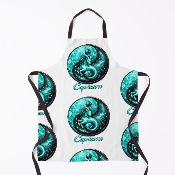 Item preview, Capricorn -Zodiac starsign, inside an yin-yang , Dec 22–Jan 19 designed and sold by FireOrchid.