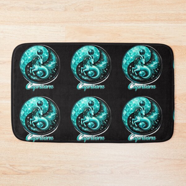 Item preview, Capricorn -Zodiac starsign, inside an yin-yang , Dec 22–Jan 19 designed and sold by FireOrchid.