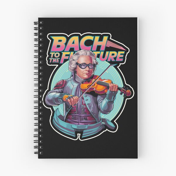 Item preview, ''Bach to the Future'' Funny Music Artist T-Shirt  designed and sold by BenVibe.