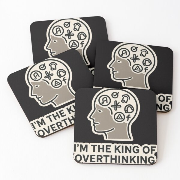 Item preview, The King of Overthinking designed and sold by halibutgoatramb.