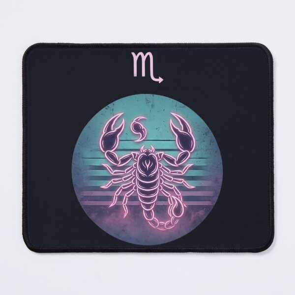 Item preview, Scorpio Neon Retro Zodiac Sign designed and sold by DPSz.