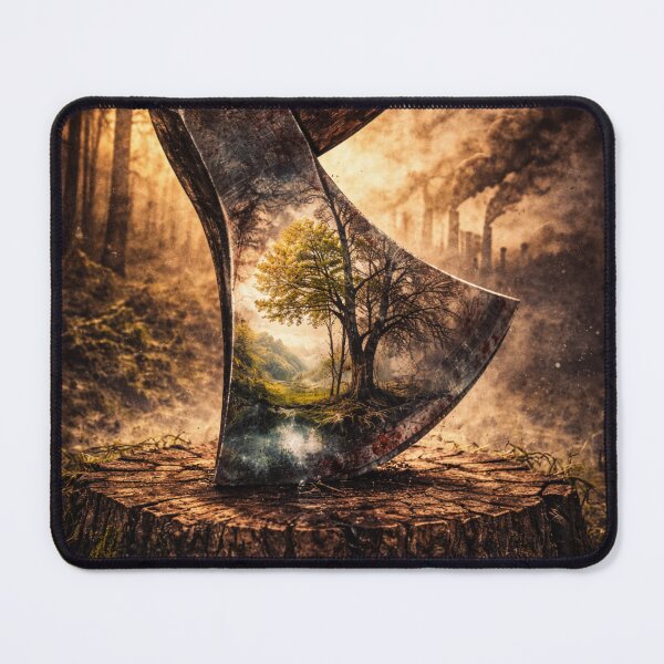 Item preview, Choose Wisely – Deforestation Environmental Awareness Nature Conservation Design designed and sold by OrbitOfMind.