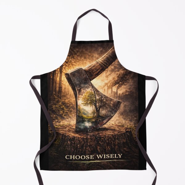 Item preview, Choose Wisely – Deforestation Environmental Awareness Nature Conservation Design designed and sold by OrbitOfMind.