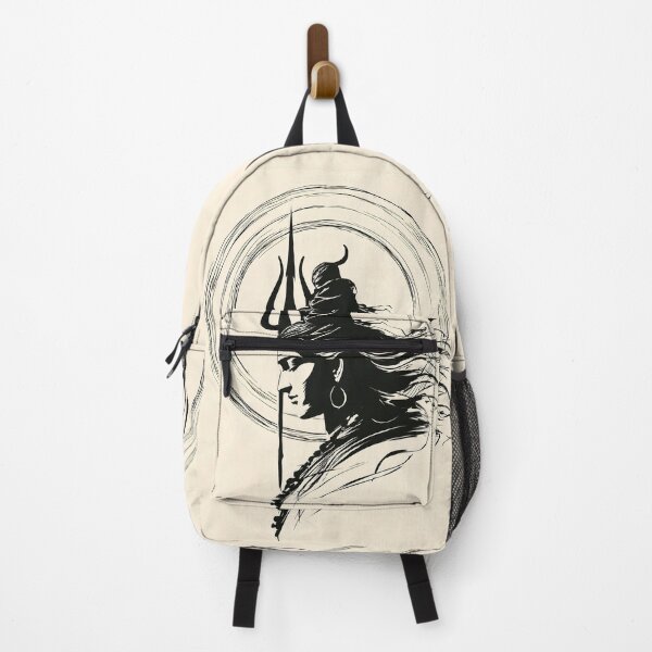 Item preview, Minimalist Lord Shiva Meditation Art – Mahadev Spiritual Line Illustration designed and sold by Karma Arts.