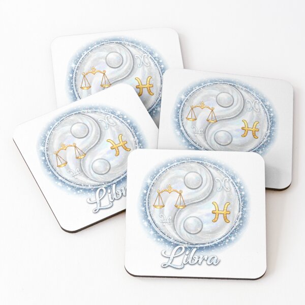 Item preview, Libra -Zodiac starsign inside an yin-yang,  Sep 23–Oct 22 designed and sold by FireOrchid.