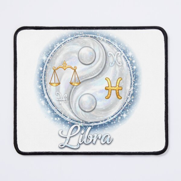 Item preview, Libra -Zodiac starsign inside an yin-yang, Sep 23–Oct 22 designed and sold by FireOrchid.
