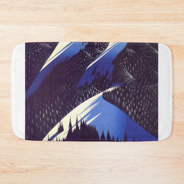 Item preview, Black Evergreen Forest   1981 United States - Magic Realism designed and sold by kg07-.