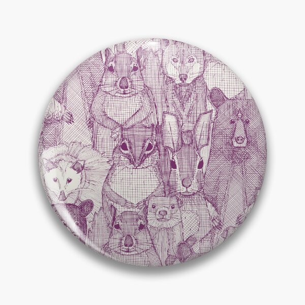Item preview, North Carolina mammals purple designed and sold by scrummy.