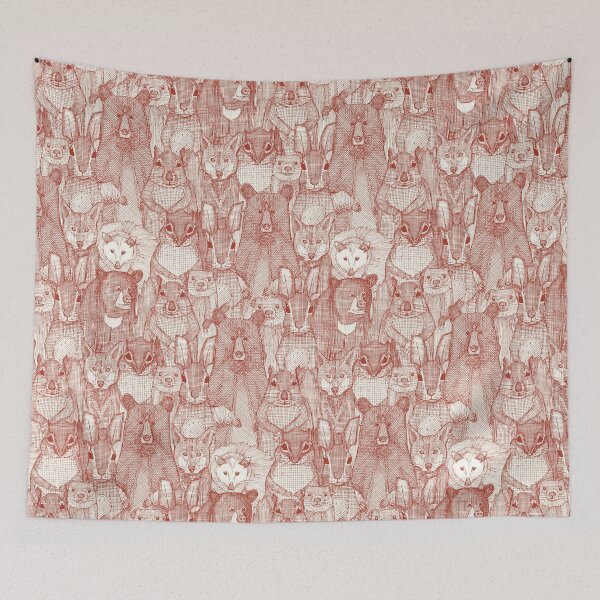 Item preview, North Carolina mammals paprika designed and sold by scrummy.