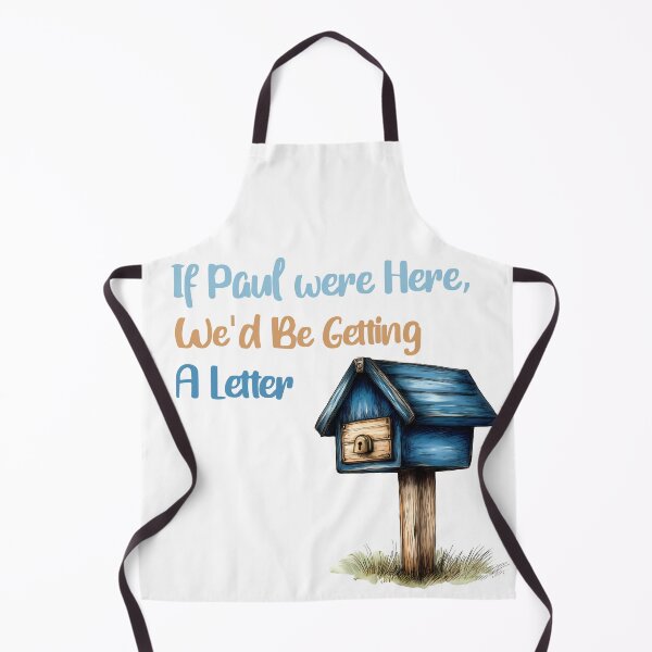 Item preview, If Paul Were Here We'd Be Getting A Letter - Vintage Mailbox Tribute Art Print designed and sold by DesignArtist.ia.