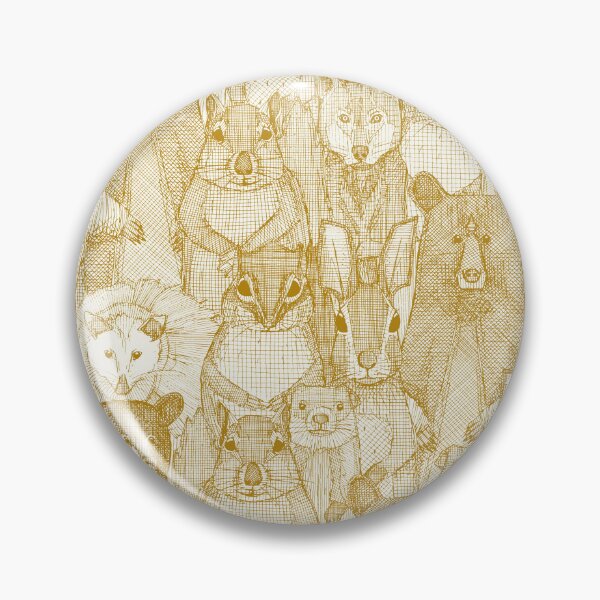 Item preview, North Carolina mammals gold designed and sold by scrummy.