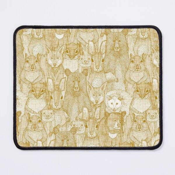 Item preview, North Carolina mammals gold designed and sold by scrummy.