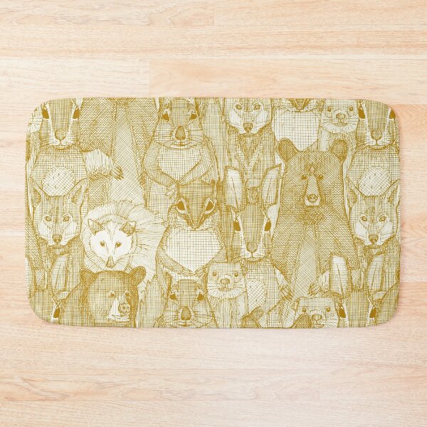 Item preview, North Carolina mammals gold designed and sold by scrummy.