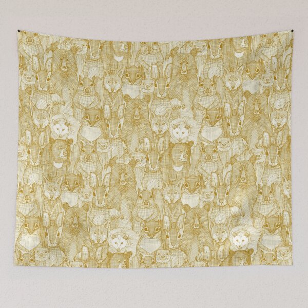 Item preview, North Carolina mammals gold designed and sold by scrummy.