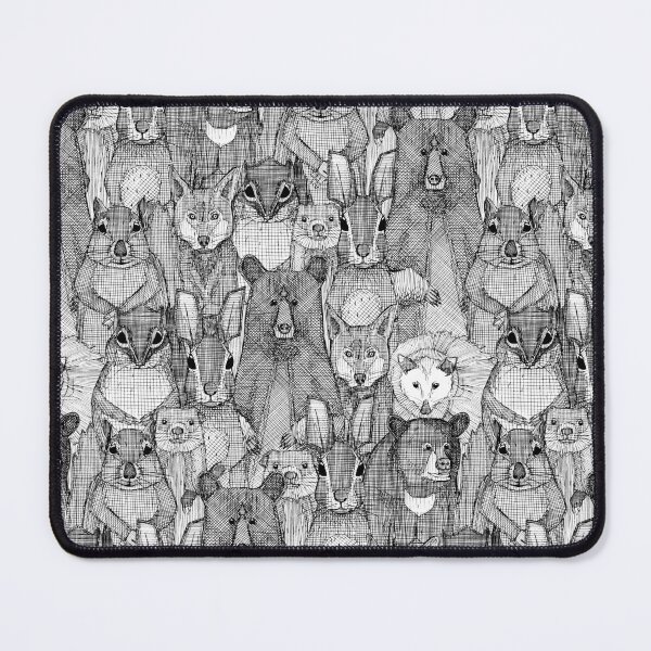 Item preview, North Carolina mammals black white designed and sold by scrummy.