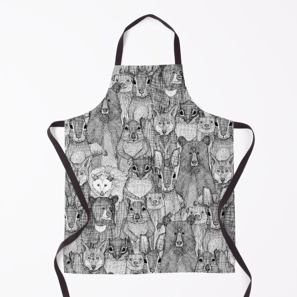 Item preview, North Carolina mammals black white designed and sold by scrummy.