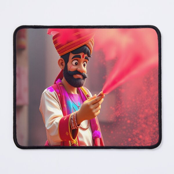 Item preview, Holi Man with Turban designed and sold by Teewave-Ashish.