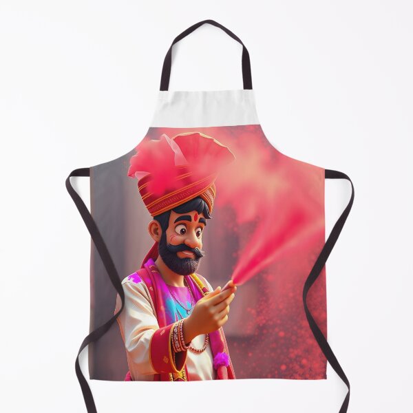Item preview, Holi Man with Turban designed and sold by Teewave-Ashish.
