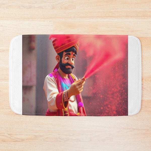 Item preview, Holi Man with Turban designed and sold by Teewave-Ashish.