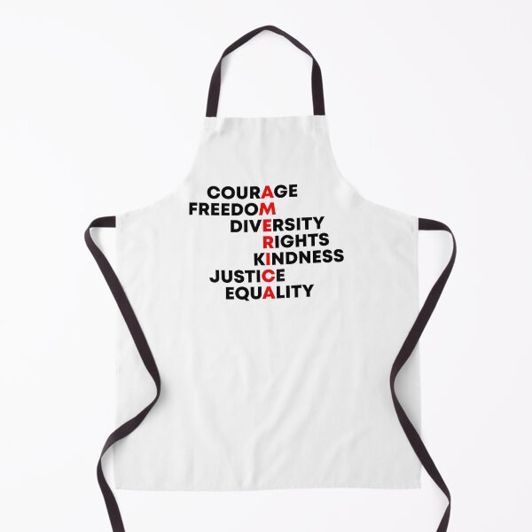 Item preview, Courage, Freedom, Diversity, Rights, Kindness, Justice, Equality - America Values designed and sold by PixVib.