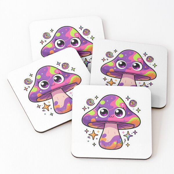 Item preview, Trippy Mushroom Sticker — Psychedelic Eyes Funky Groovy Shroom designed and sold by magiquecreations.